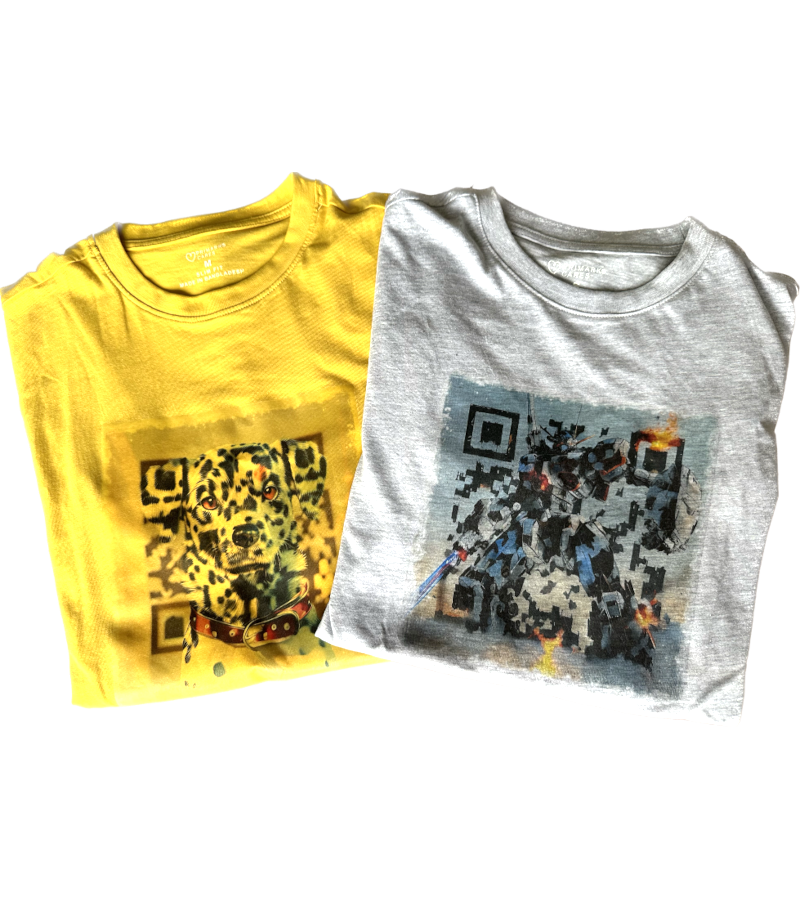 Qr Code T Shirts made up by AI